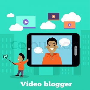 video blogger